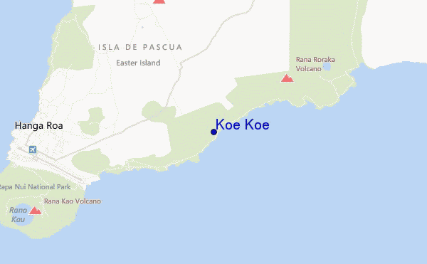 mapa de localização de Koe Koe