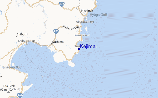 Kojima Location Map