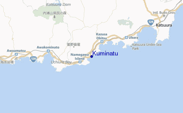 mapa de localização de Kuminatu