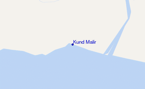 mapa de localização de Kund Malir