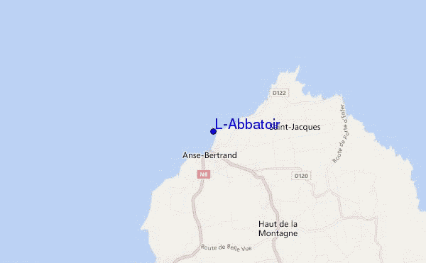 mapa de localização de L'Abbatoir