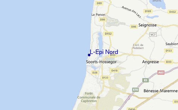 mapa de localização de L'Epi Nord