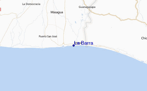 La Barra Location Map