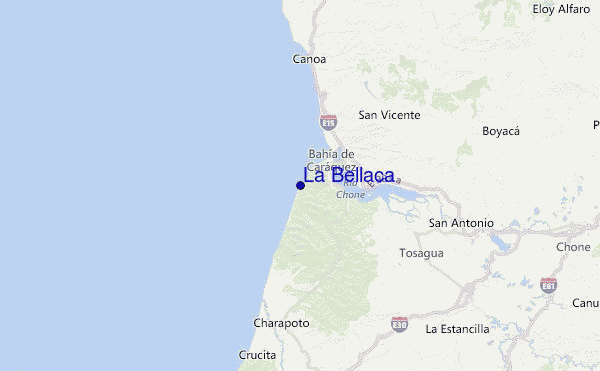 La Bellaca Location Map
