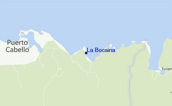 mapa de localização de La Bocaina