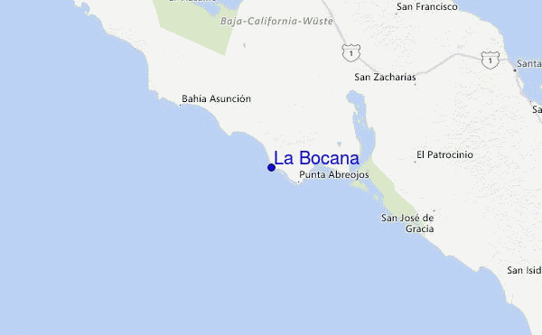 La Bocana Previsões para o Surf e Relatórios de Surf (Baja Sur, Mexico)