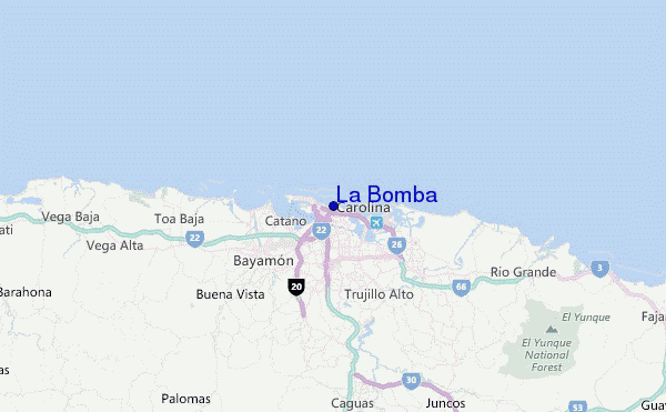 La Bomba Location Map