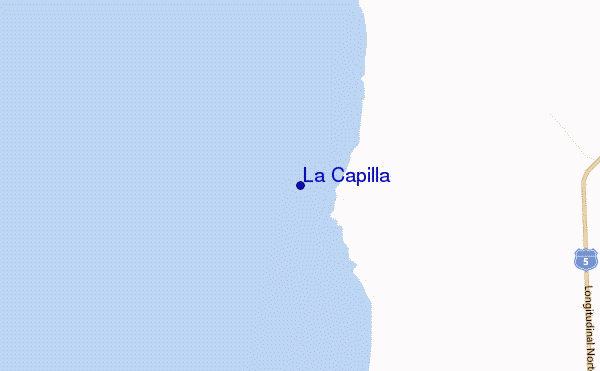 mapa de localização de La Capilla
