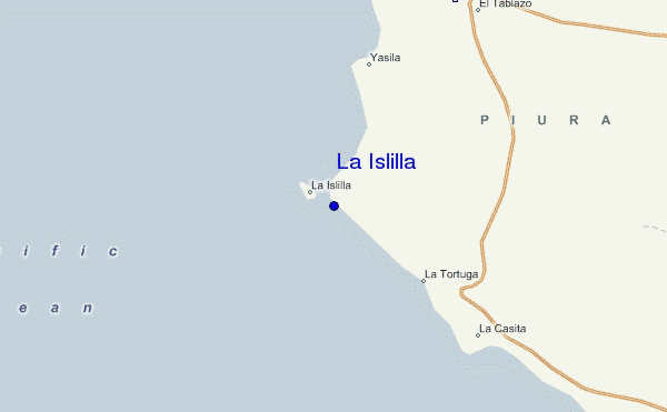 mapa de localização de La Islilla