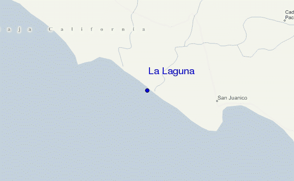 mapa de localização de La Laguna