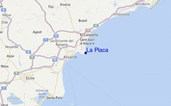 La Placa Location Map