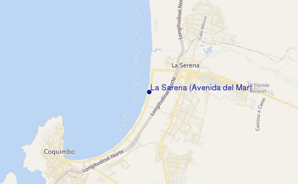 mapa de localização de La Sarena (Avenida del Mar)