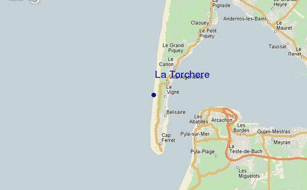 mapa de localização de La Torchere