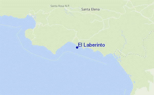 mapa de localização de El Laberinto