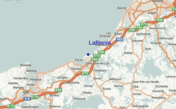 mapa de localização de Lafitenia