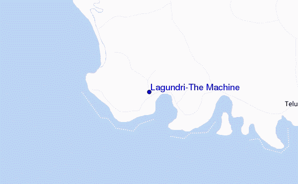 mapa de localização de Lagundri-The Machine