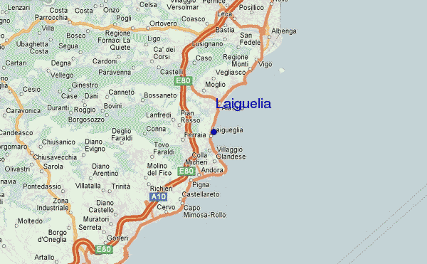 mapa de localização de Laiguelia