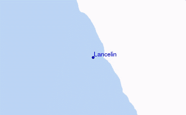 mapa de localização de Lancelin