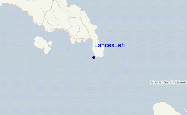 mapa de localização de Lances Left