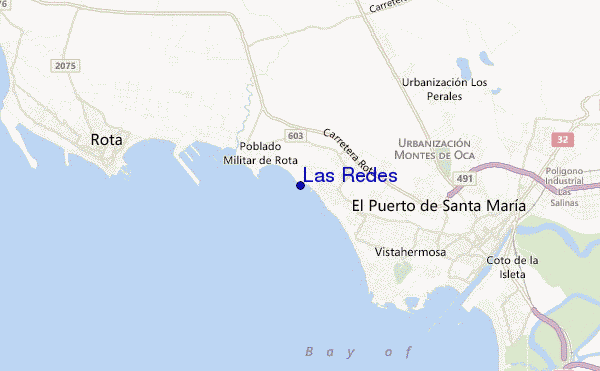 mapa de localização de Las Redes