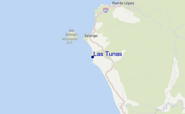 mapa de localização de Las Tunas