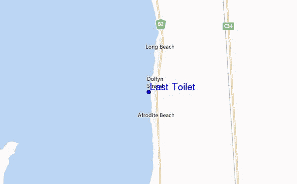 mapa de localização de Last Toilet