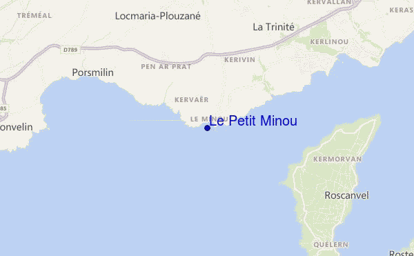 mapa de localização de Le Petit Minou