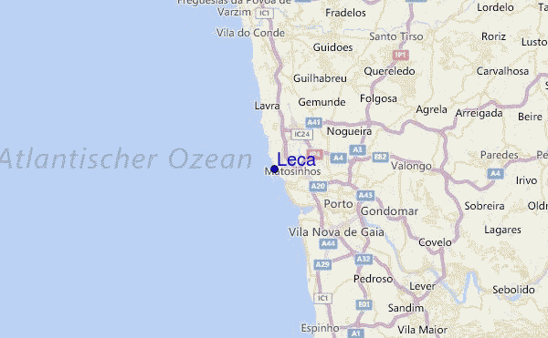 Leca Location Map