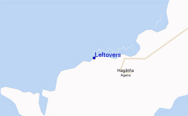 mapa de localização de Leftovers