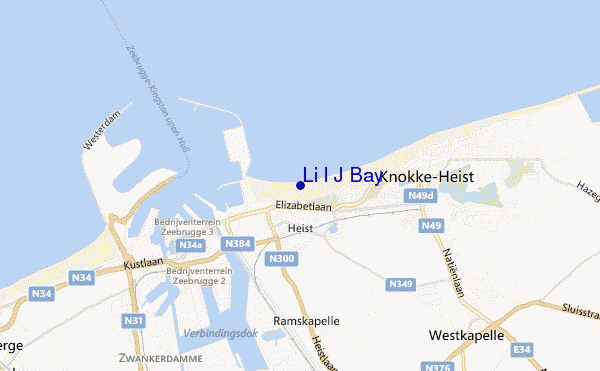 mapa de localização de Li l J Bay
