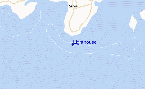 mapa de localização de Lighthouse