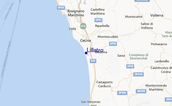 Lillatro Location Map