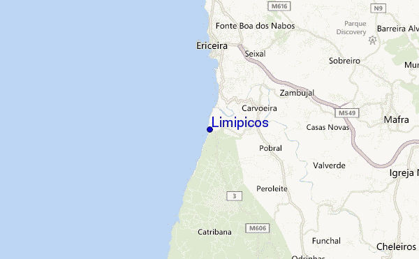 mapa de localização de Limipicos