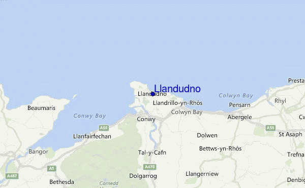 Llandudno Location Map