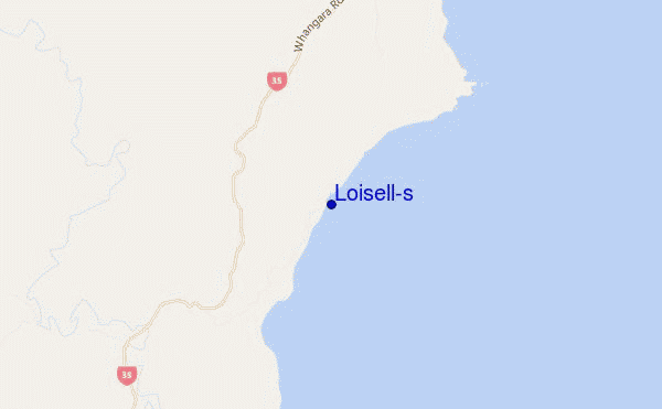 mapa de localização de Loisell's