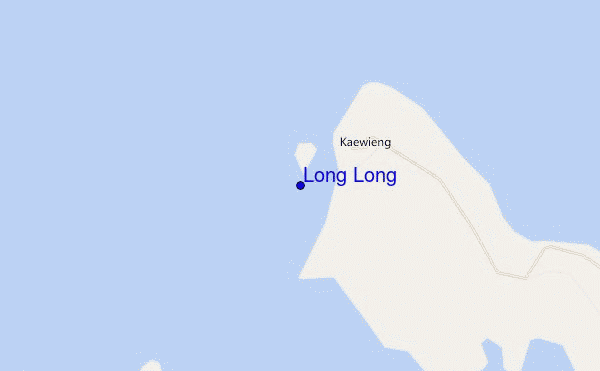 mapa de localização de Long Long