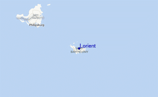 Lorient Location Map
