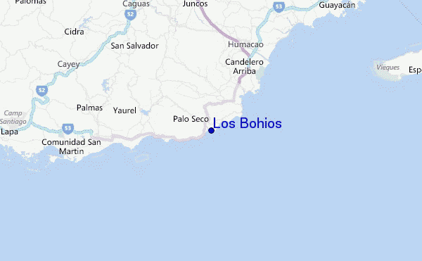 Los Bohios Location Map