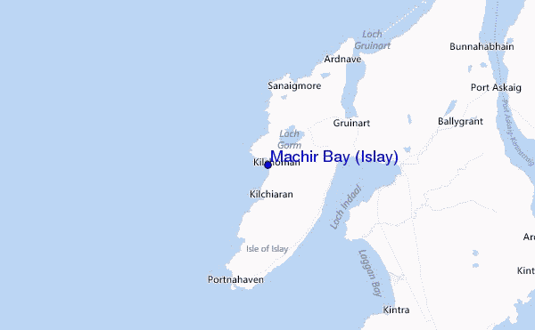 Machir Bay (Islay) Location Map