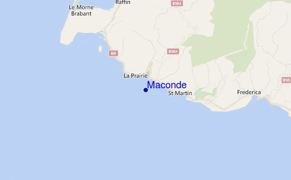 mapa de localização de Maconde
