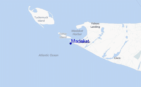 mapa de localização de Madaket