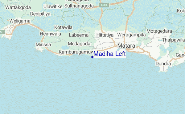 mapa de localização de Madiha Left