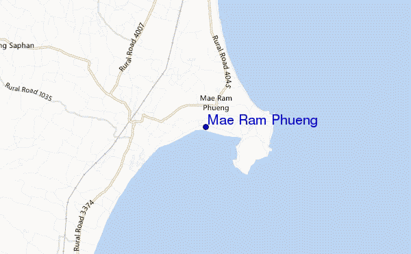 mapa de localização de Mae Ram Phueng