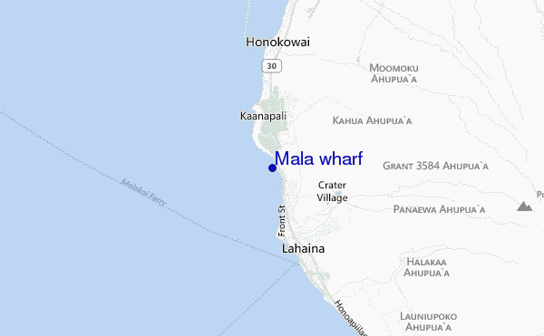 mapa de localização de Mala wharf