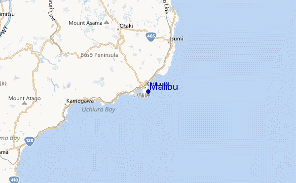 Malibu Location Map