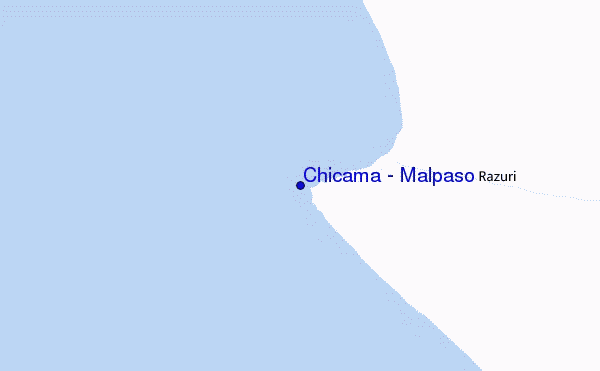 mapa de localização de Chicama - Malpaso