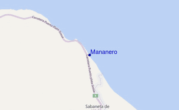 mapa de localização de Mañanero