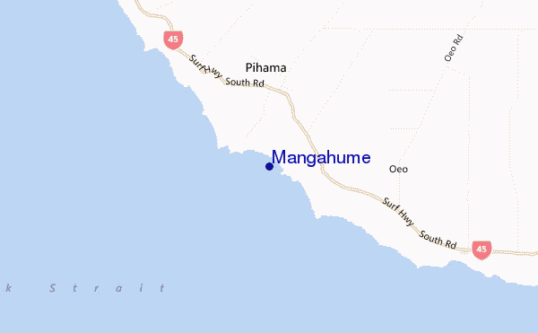 mapa de localização de Mangahume