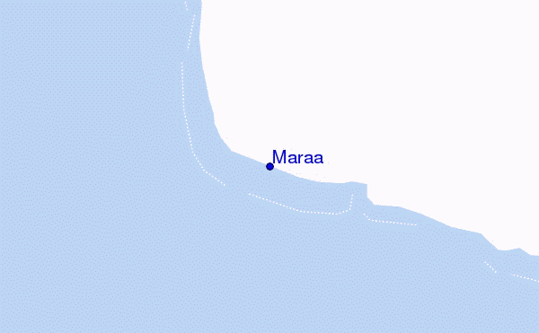 mapa de localização de Maraa