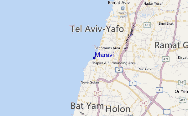 mapa de localização de Maravi